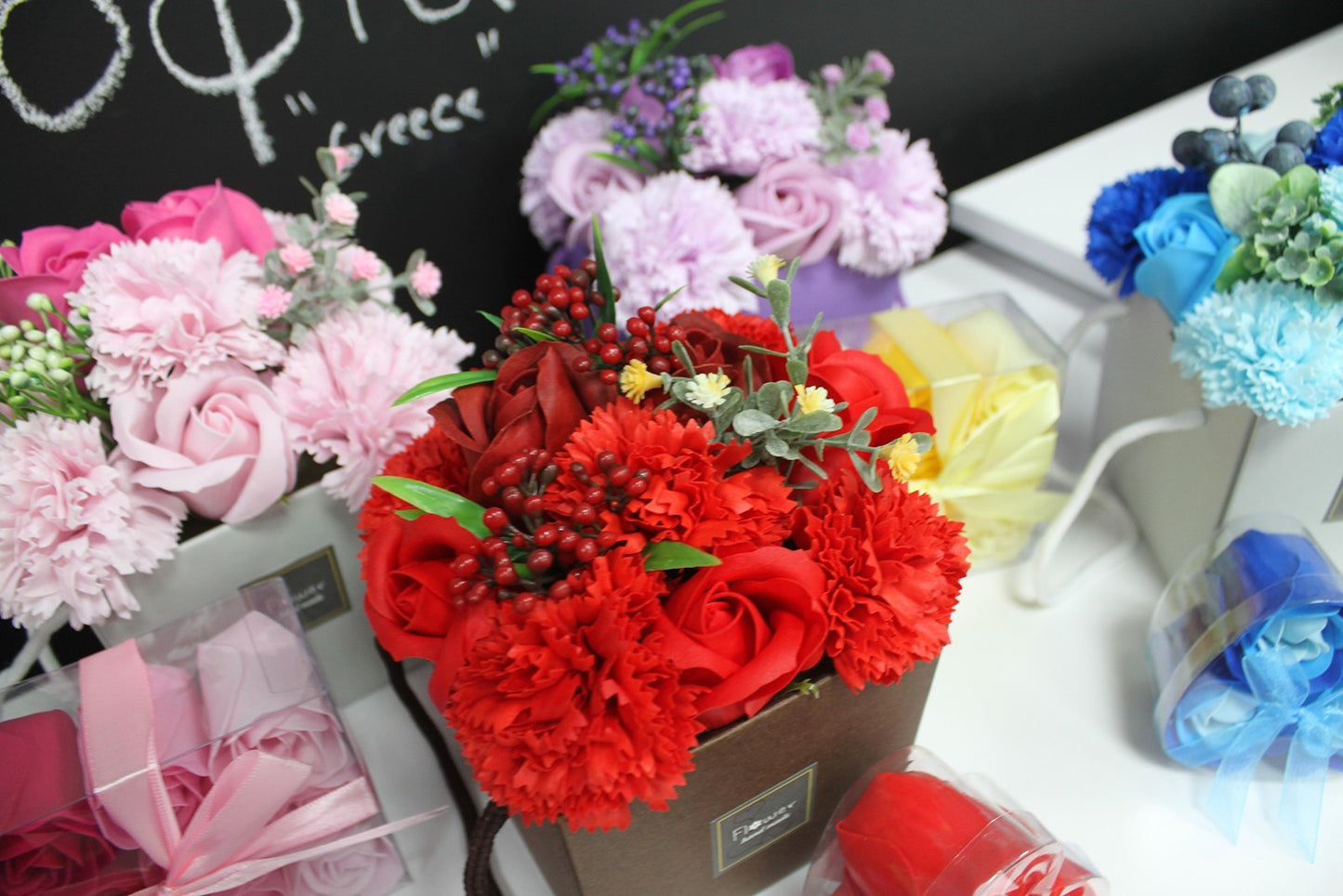 Bouquet de fleurs de savon - Jardin d'été