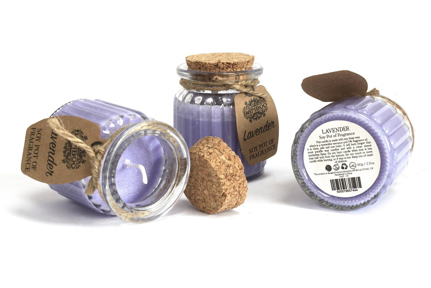 Bougie en pot de cire de soja - Beurre de cognac
