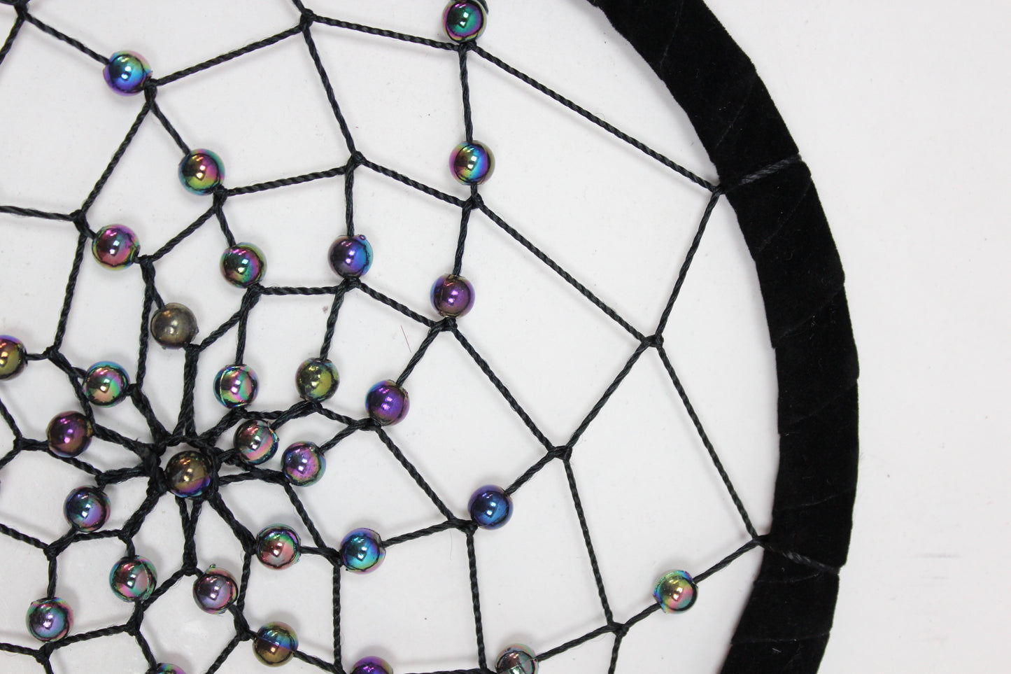 Bali Dreamcatcher XL Hoop - Creme/Braun/Schokolade (verschiedene Farben)