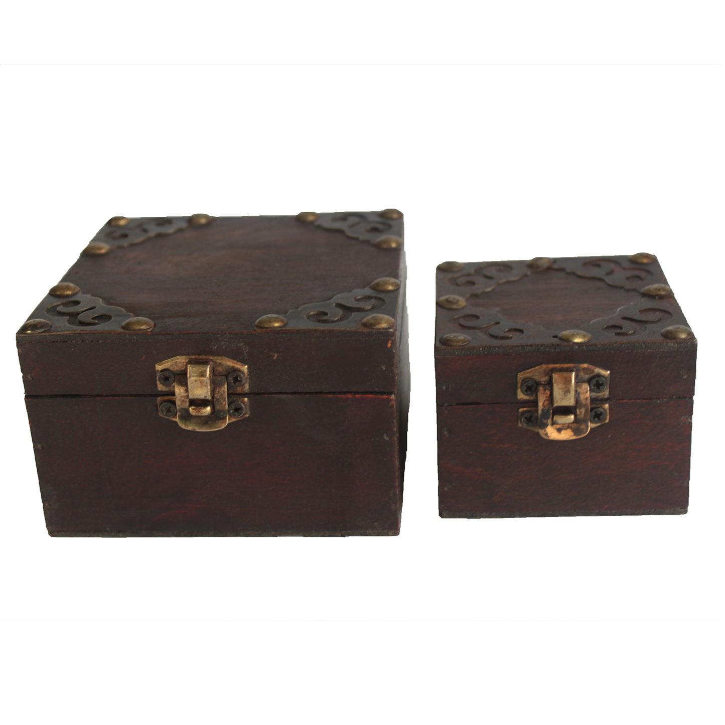 Set mit 2 quadratischen gotischen Boxen