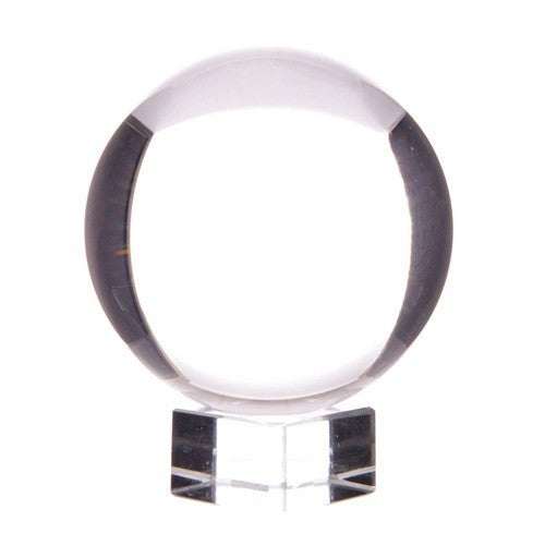 Boule de cristal avec support 110 mm