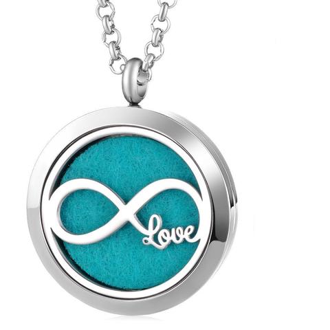 Diffuseurs d'aromathérapie Infinite Love 25 mm + huiles essentielles