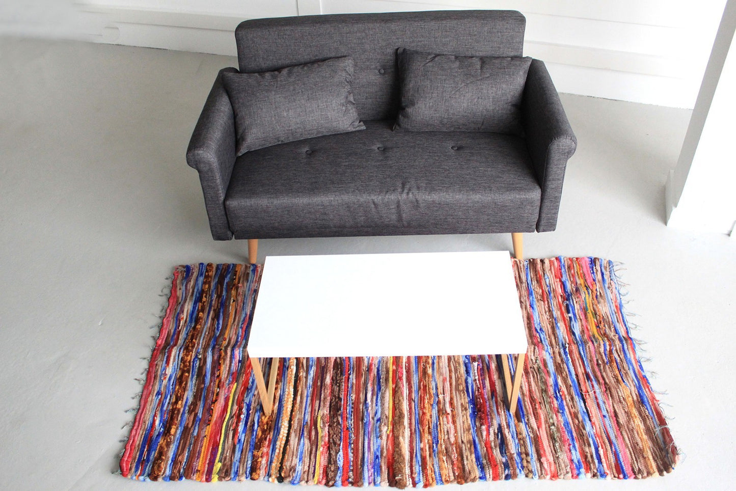 Großer Flickenteppich - 105x185cm
