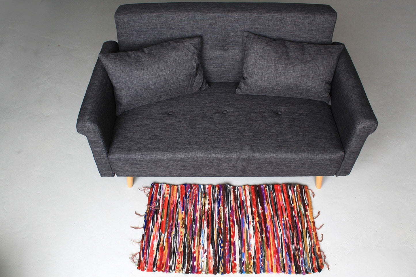 Kleiner Flickenteppich - 50x90cm