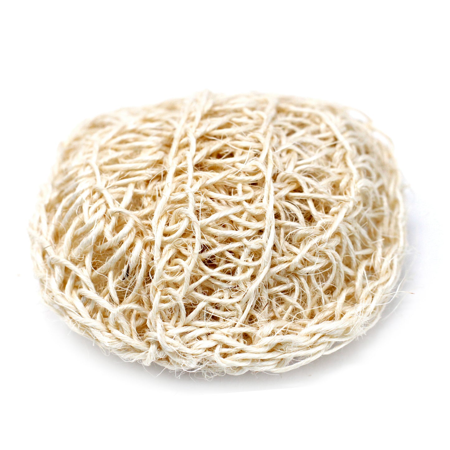 Éponge et brosse en sisal - Coussin exfoliant rond et doux