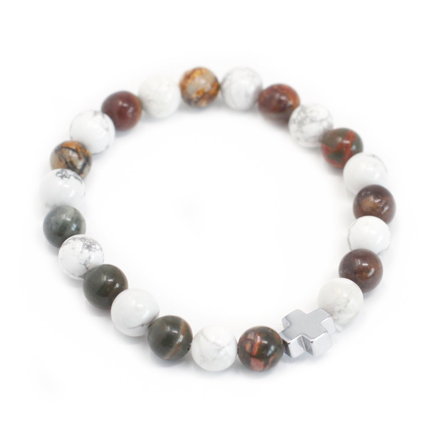 2 bracelets en pierres précieuses - Paix
