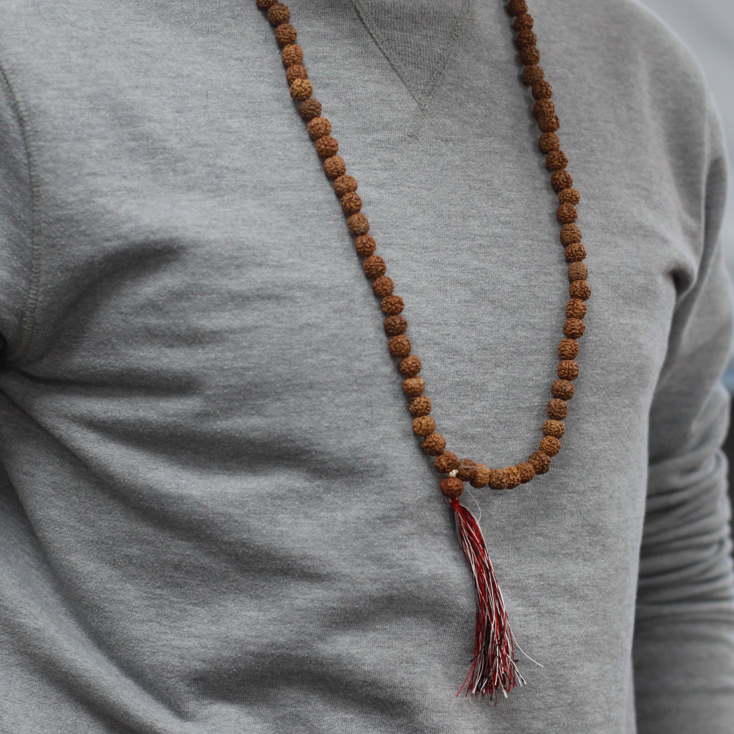 108 Rudraksha Japa Mala - Naturel