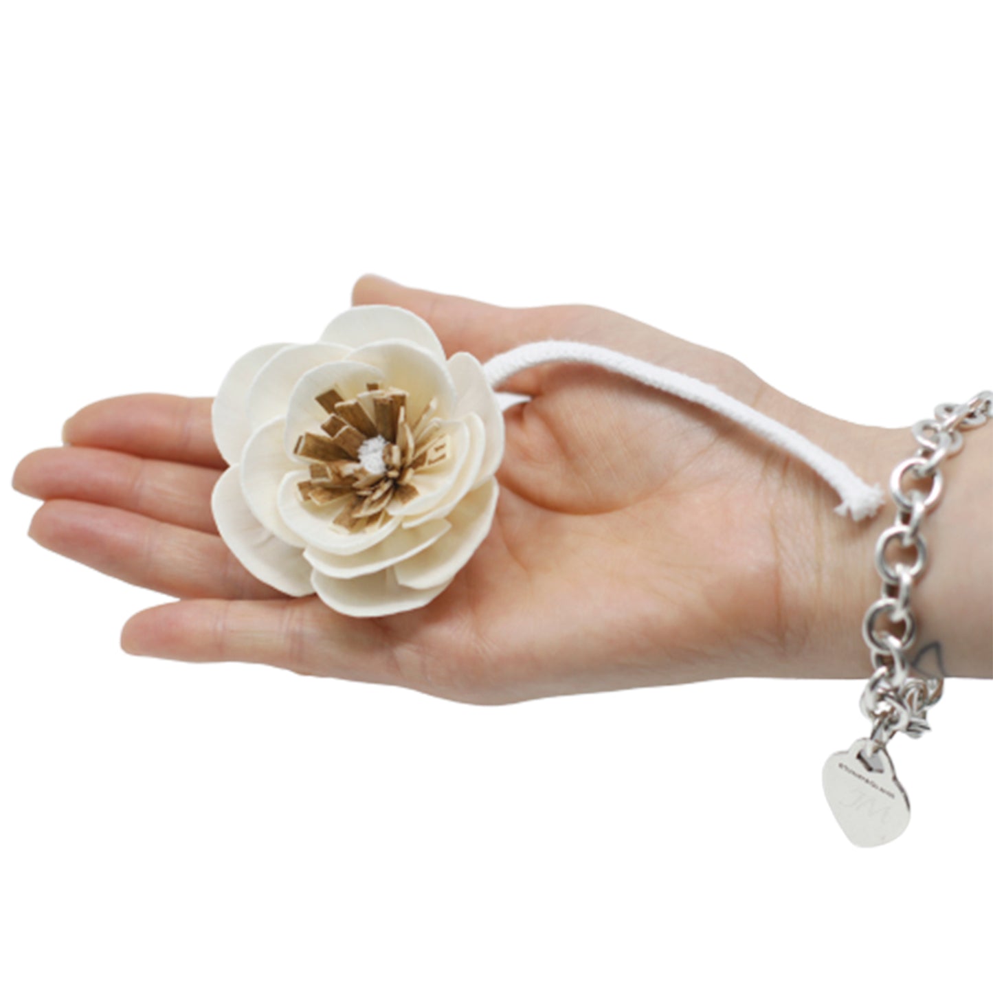 Natürliche Blumen für Diffusor - Kleine Mohnblume an einem Seil