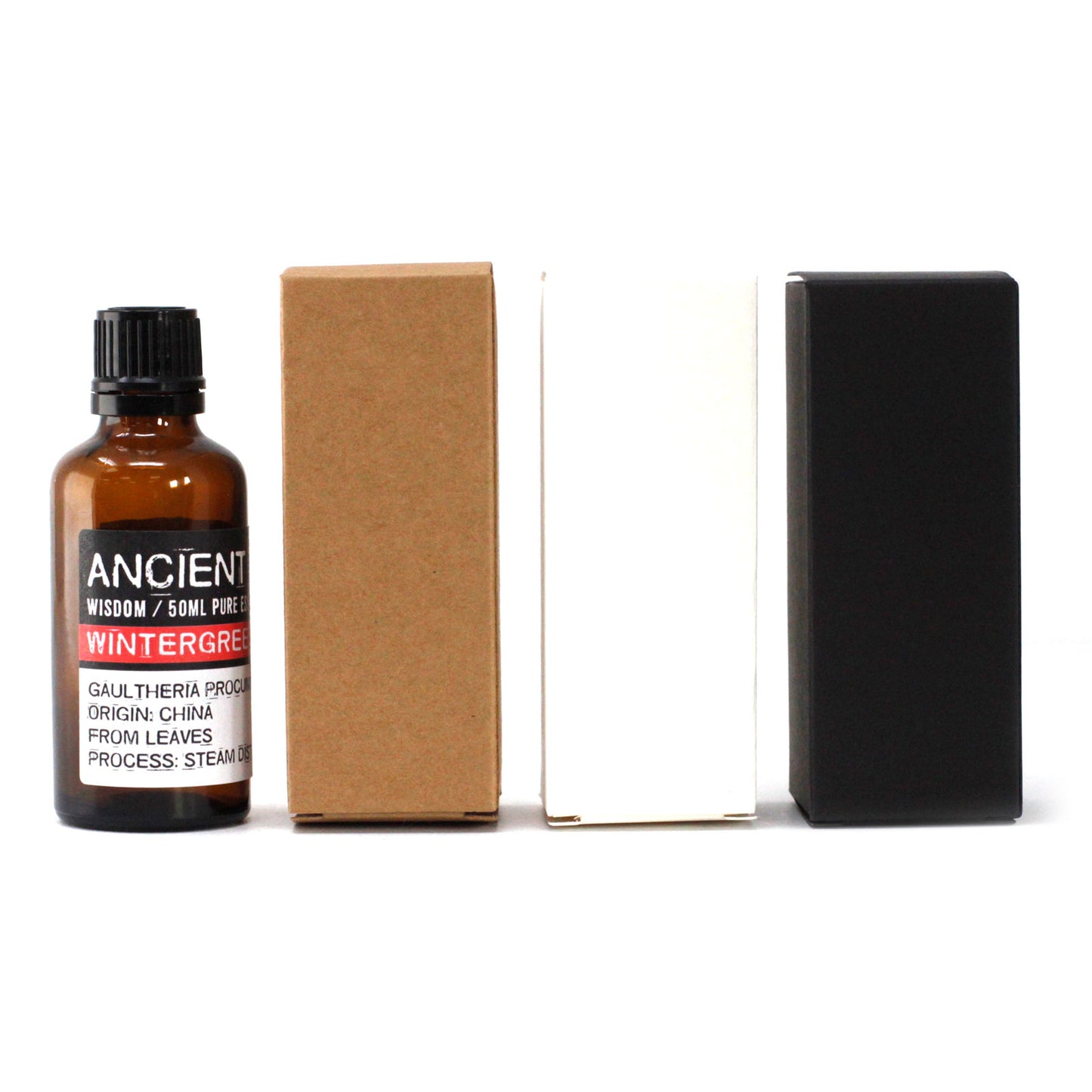 Coffret pour 6 flacons d'huiles essentielles de 10 ml - Blanc