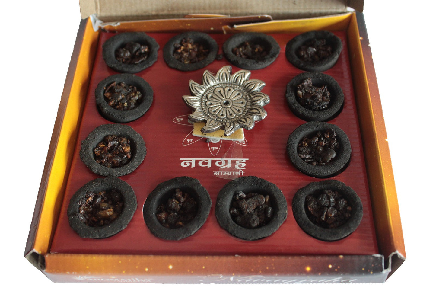 Coffret de 12 coupelles en résine - Myrrhe