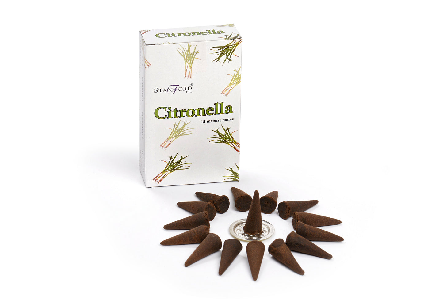 Cônes d'encens à la citronnelle