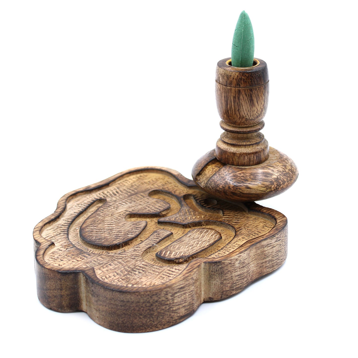 Brûleur inversé SM en bois de manguier - Ohm