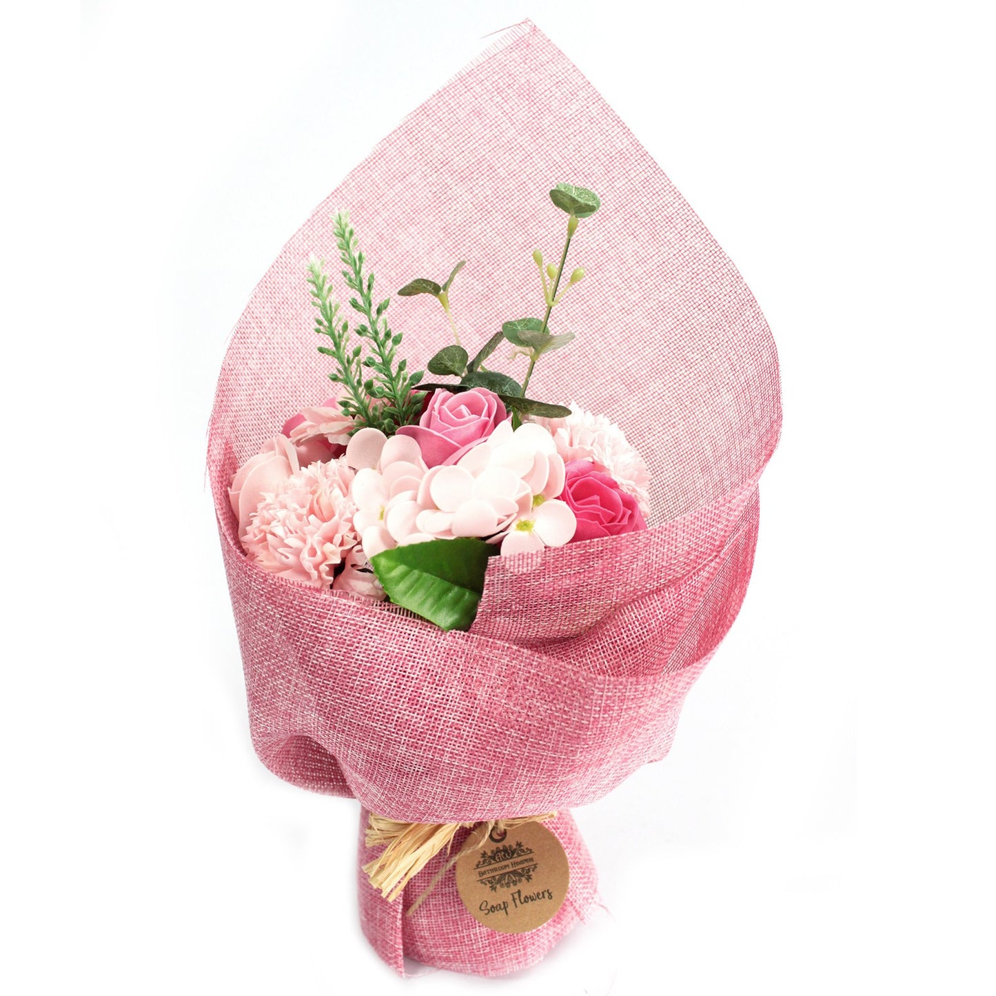 Bouquet de fleurs de savon - Rose