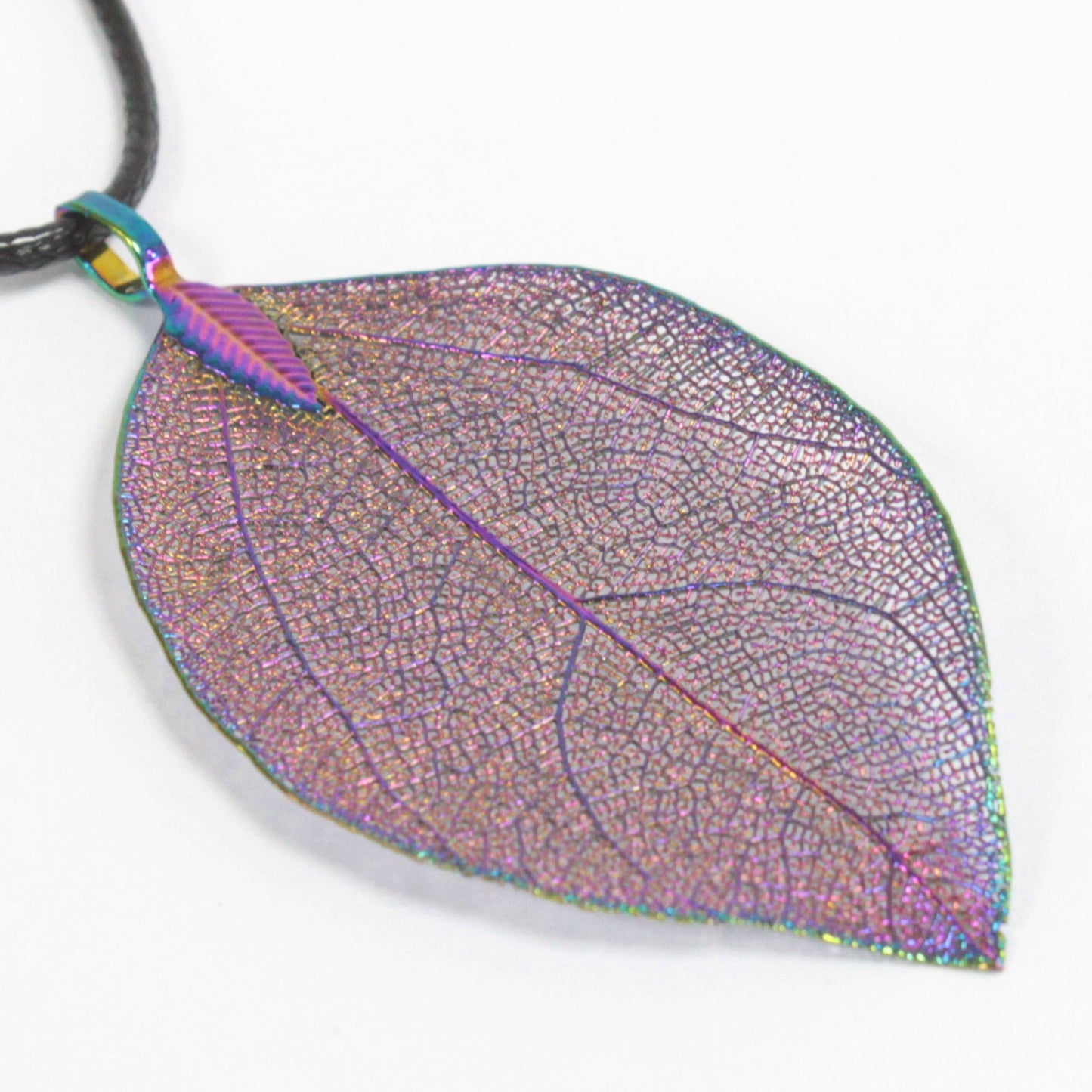 Collier - Feuille de Valeur - Multicolore