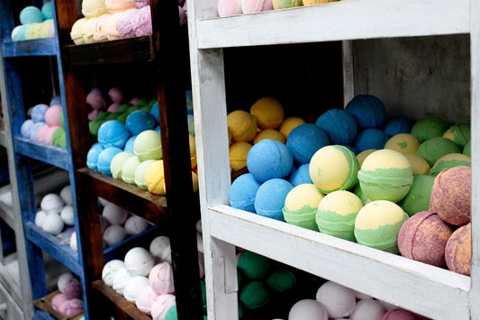 Badebomben-Regaldisplay 5 - Braun