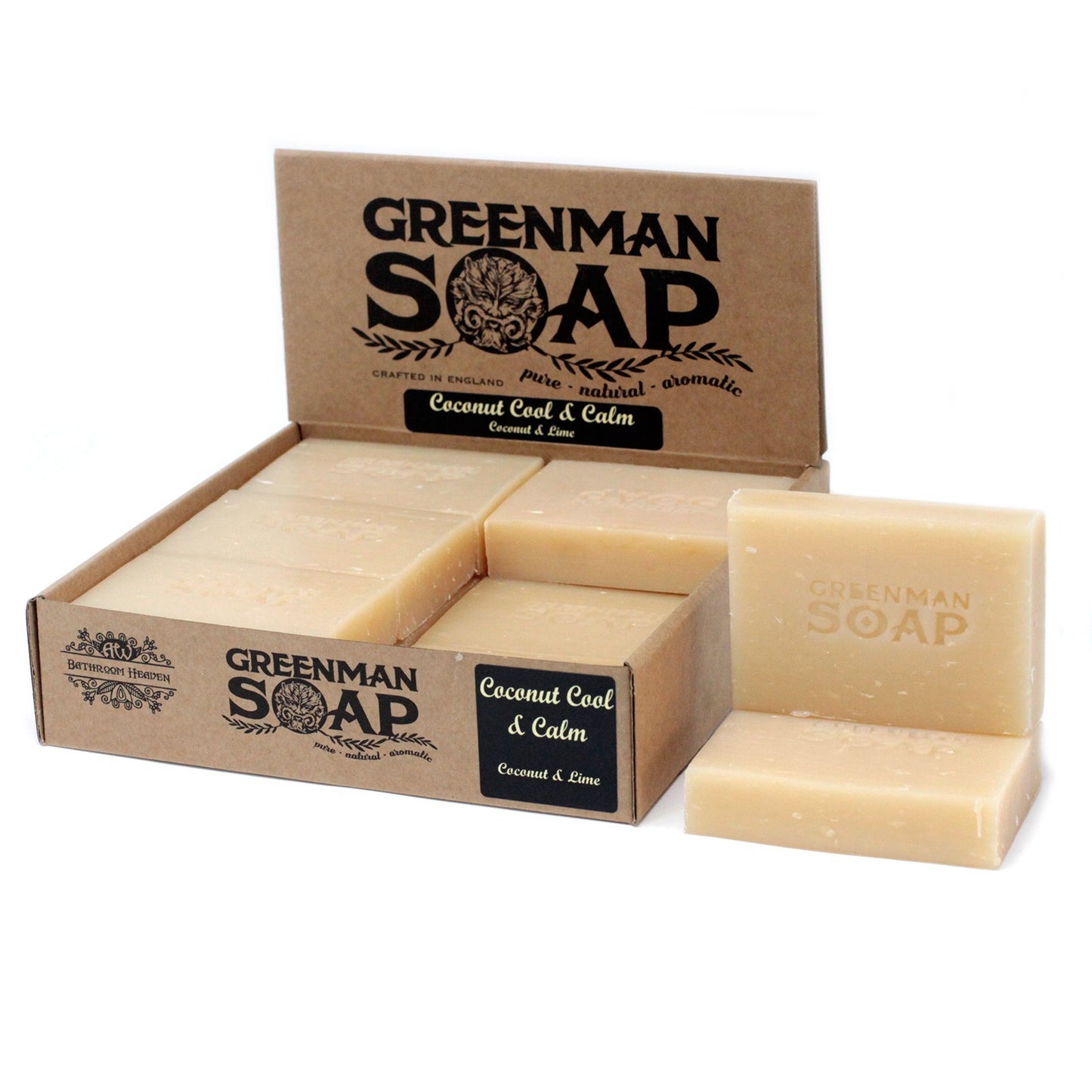 Greenman Seife 100 g – Frische und beruhigende Kokosnuss