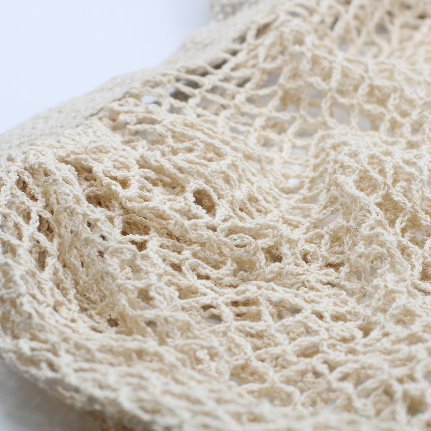 Sac en maille de coton pur - Naturel
