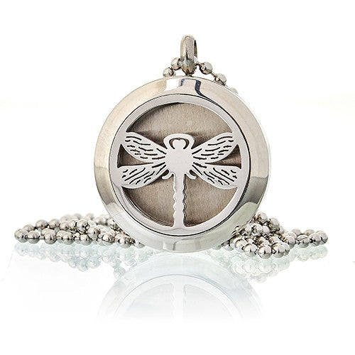 Collier diffuseur d'aromathérapie 25 mm - Libellule