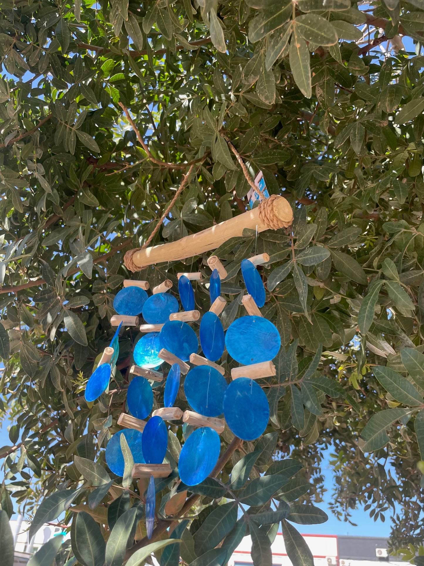 Treibholz-Glockenspiel - Blau