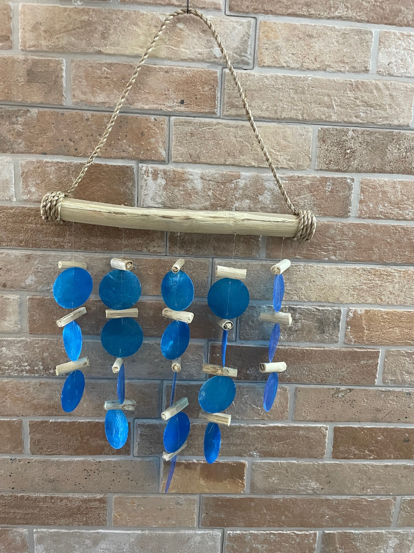 Treibholz-Glockenspiel - Blau