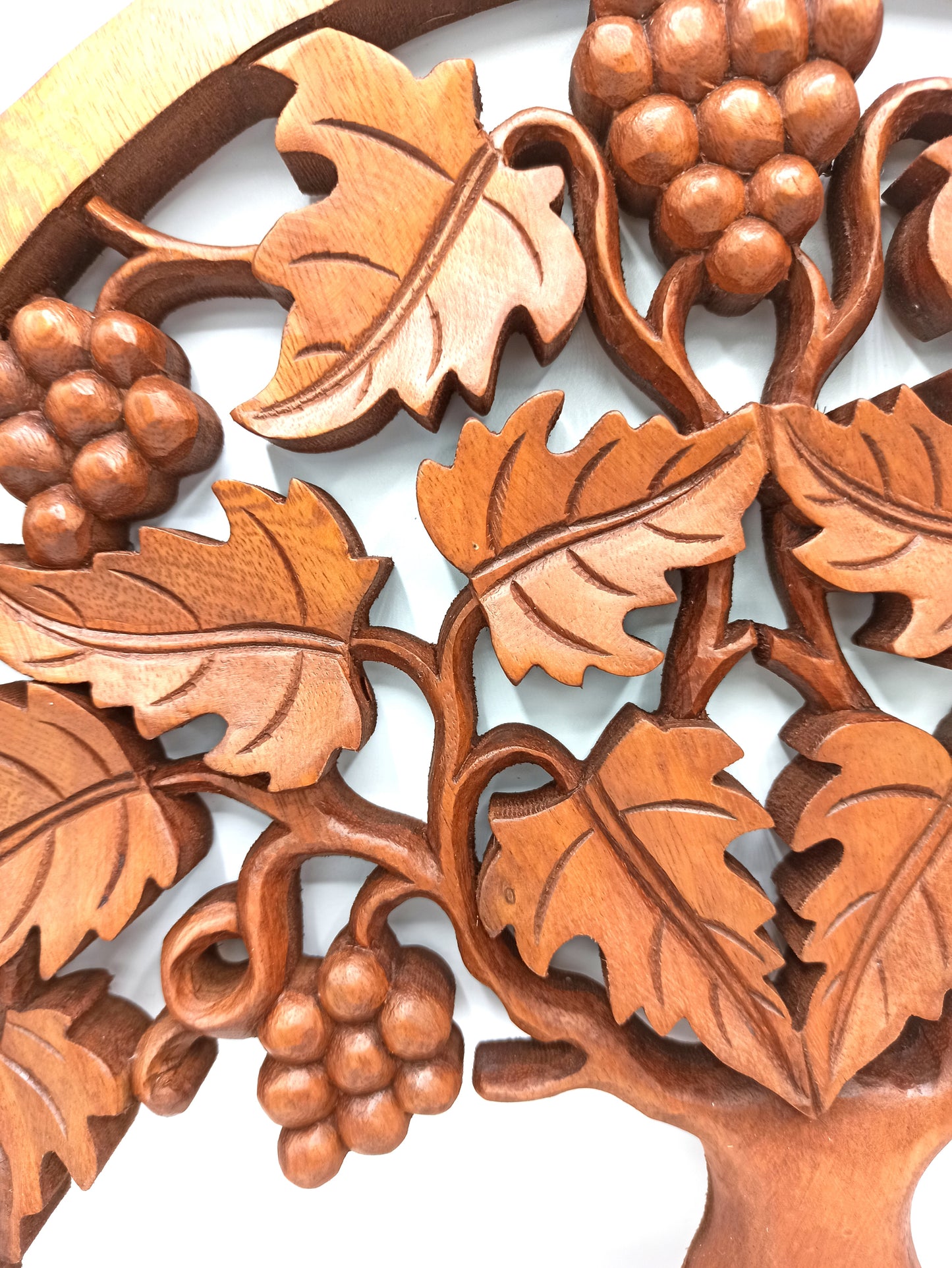 Panneau en bois - Raisin Arbre de Vie - 40cm