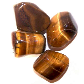 24 x Tumble Stone - Ojo de tigre dorado M