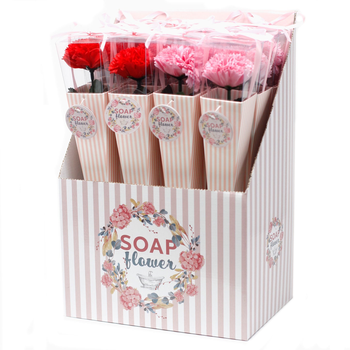 Fleur de savon - Œillet moyen (couleurs assorties)