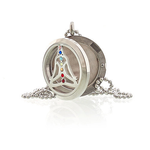 Collier d'aromathérapie - Chakra du Yoga - 30 mm