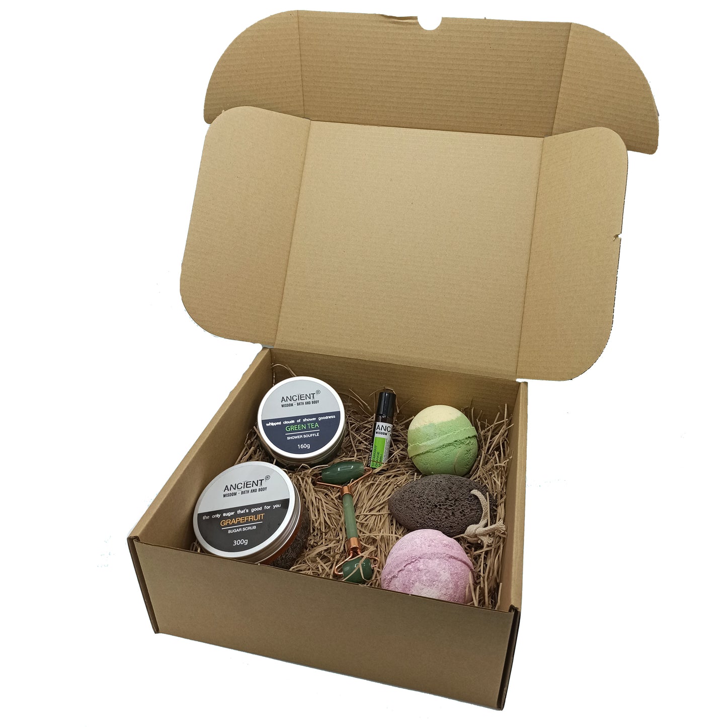 Kraft-Geschenkbox 262x262x112
