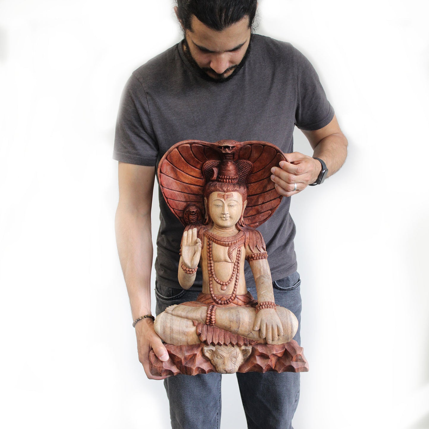Shiva con Cobra - 50cm
