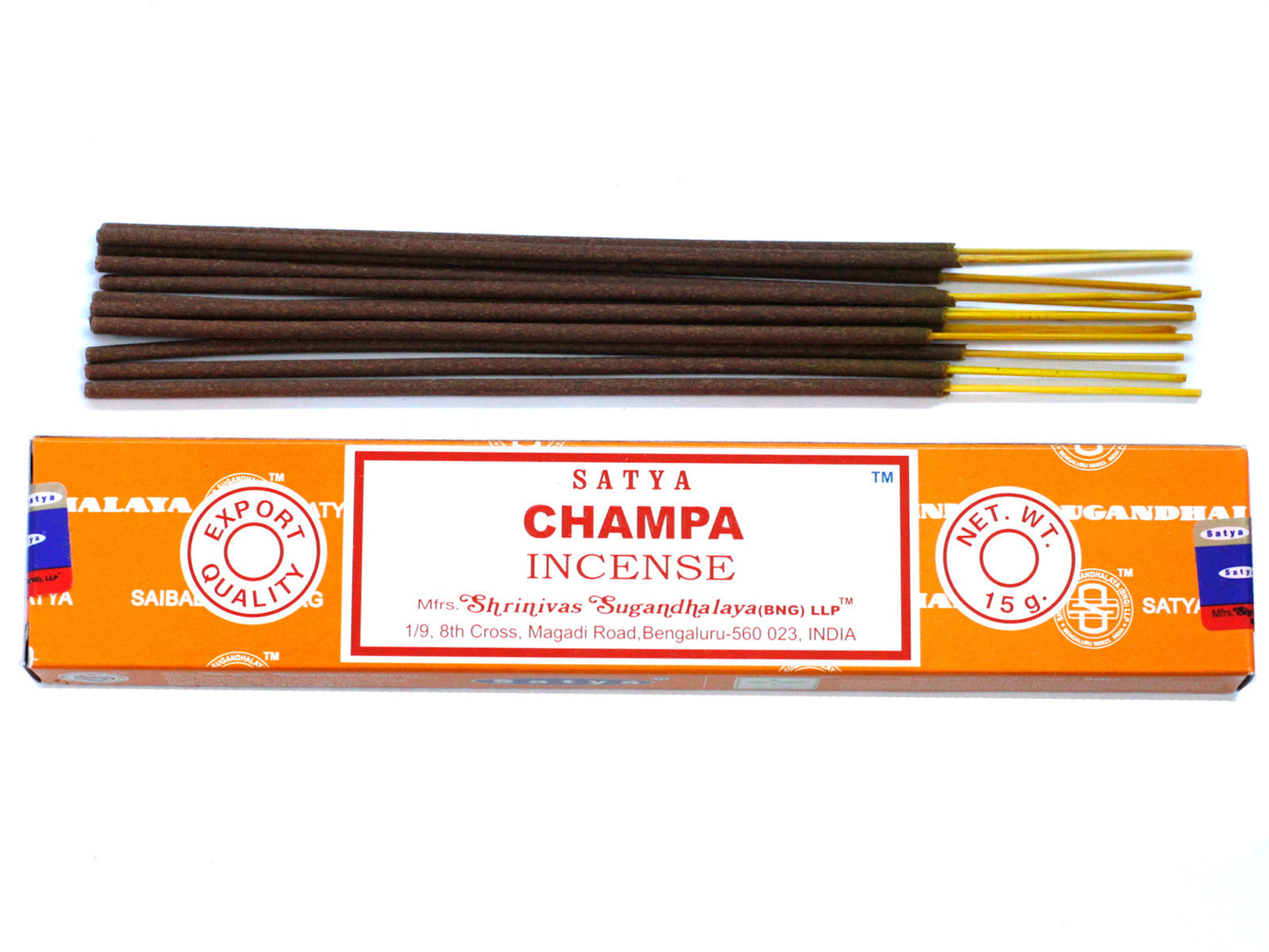 Bâtonnets d'encens Satya 15 g - Champa