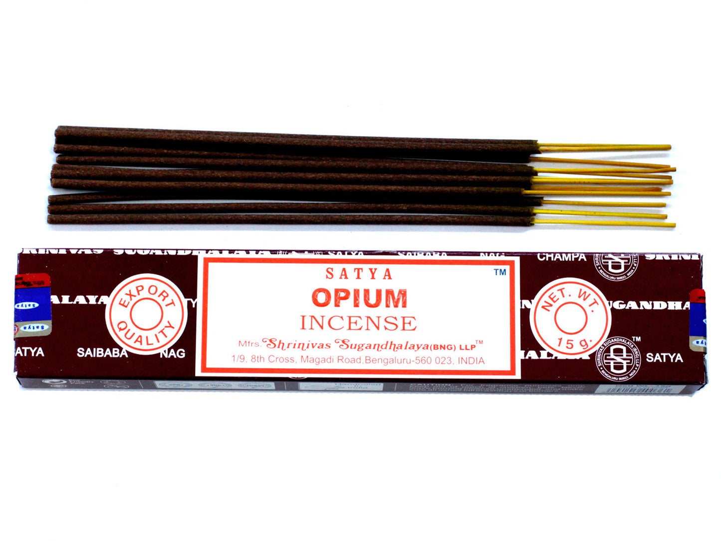 Bâtonnets d'encens Satya 15 g - Opium