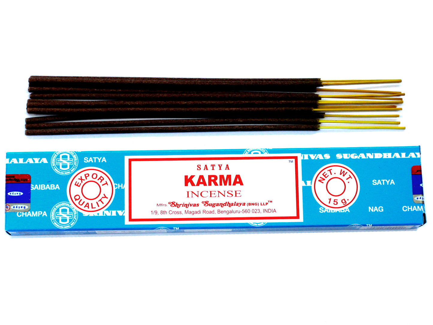 Bâtonnets d'encens Satya 15 g - Karma