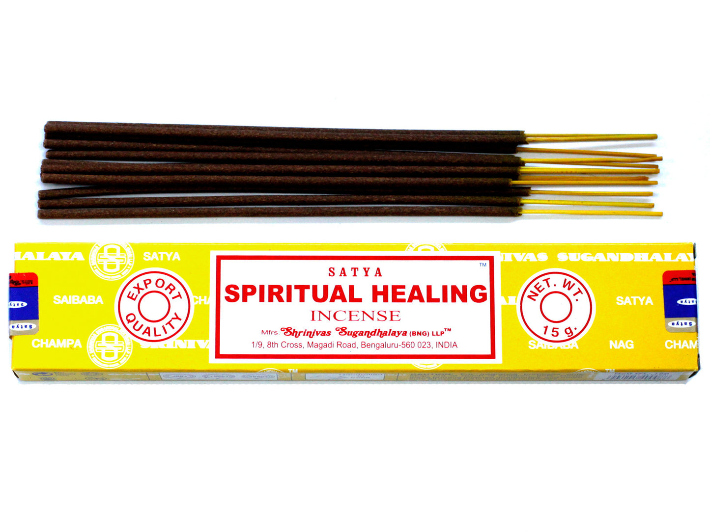Bâtonnets d'encens Satya 15 g - Guérison spirituelle