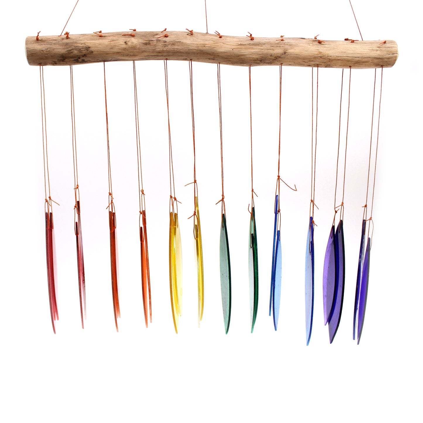Carillon en verre recyclé - Arc-en-ciel