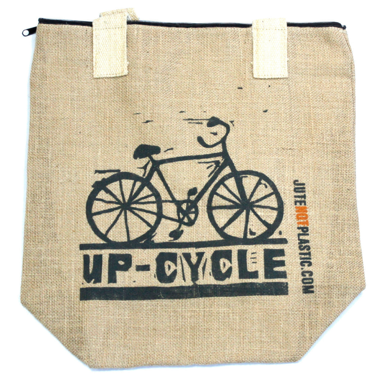 Sac en jute écologique - Vélo - (4 modèles assortis)