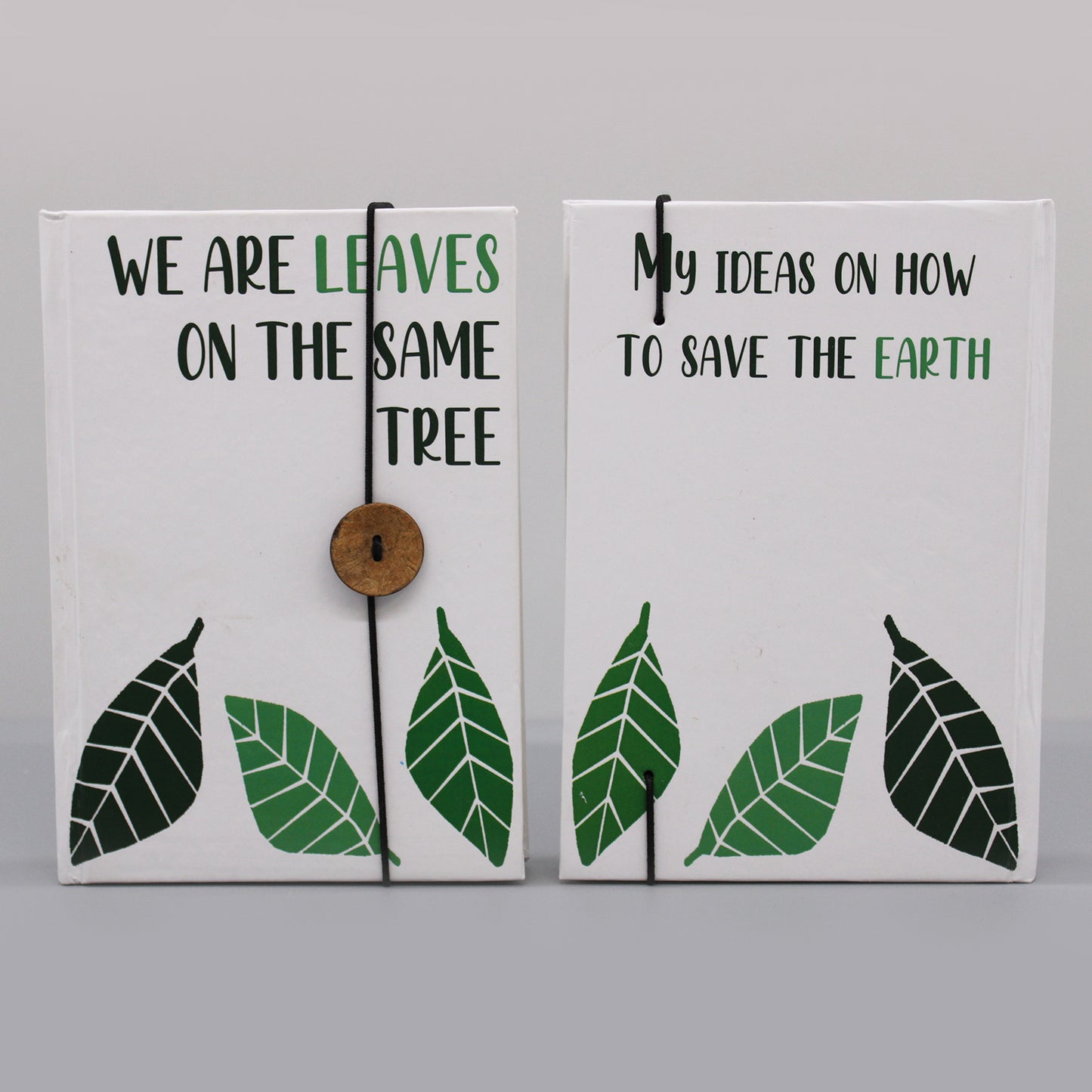 Petit carnet avec sangle - Feuilles sur le même arbre