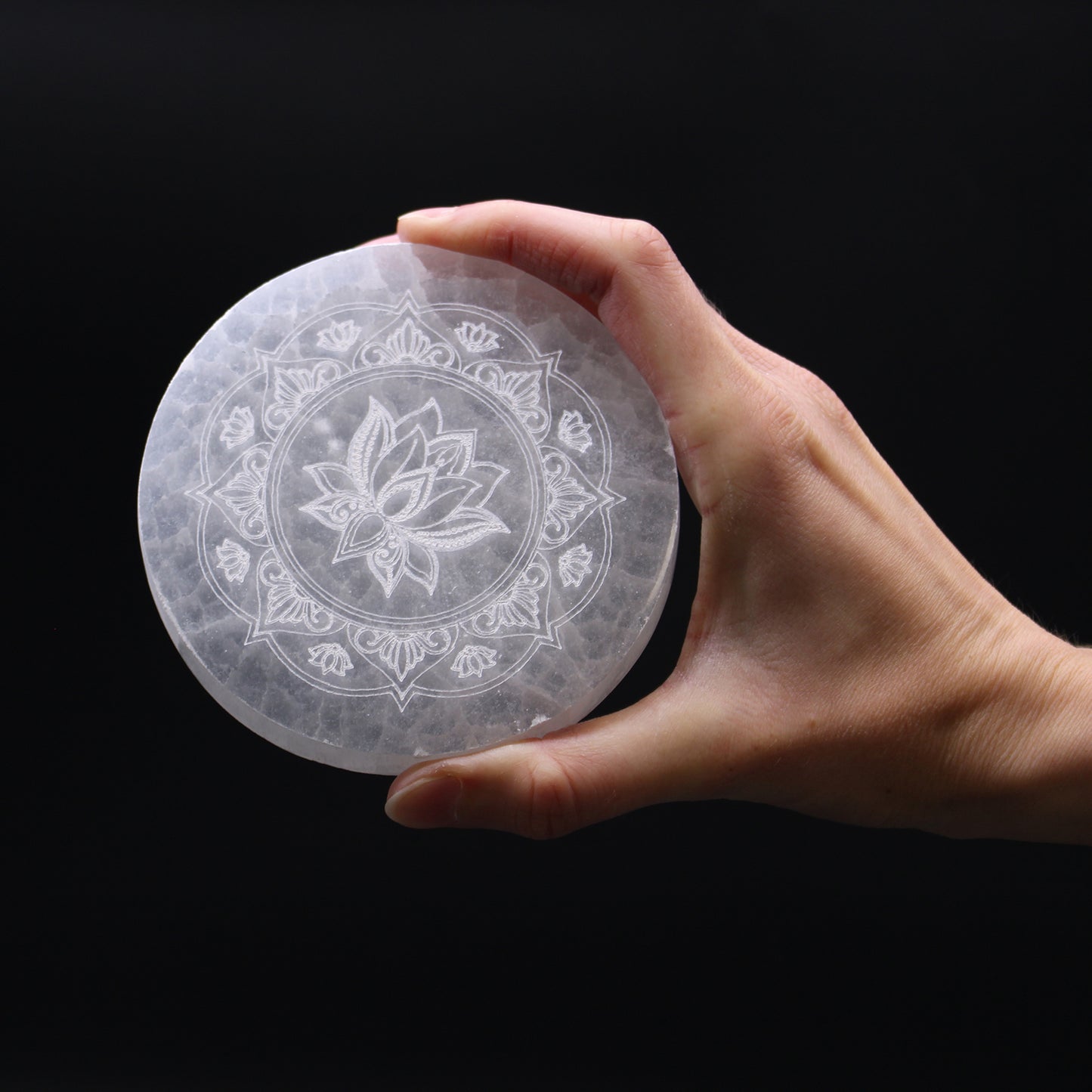 Assiette de charge moyenne 10 cm - Lotus Mandala
