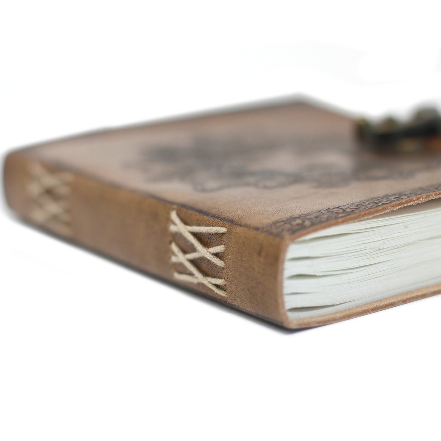 Carnet Greenman en cuir