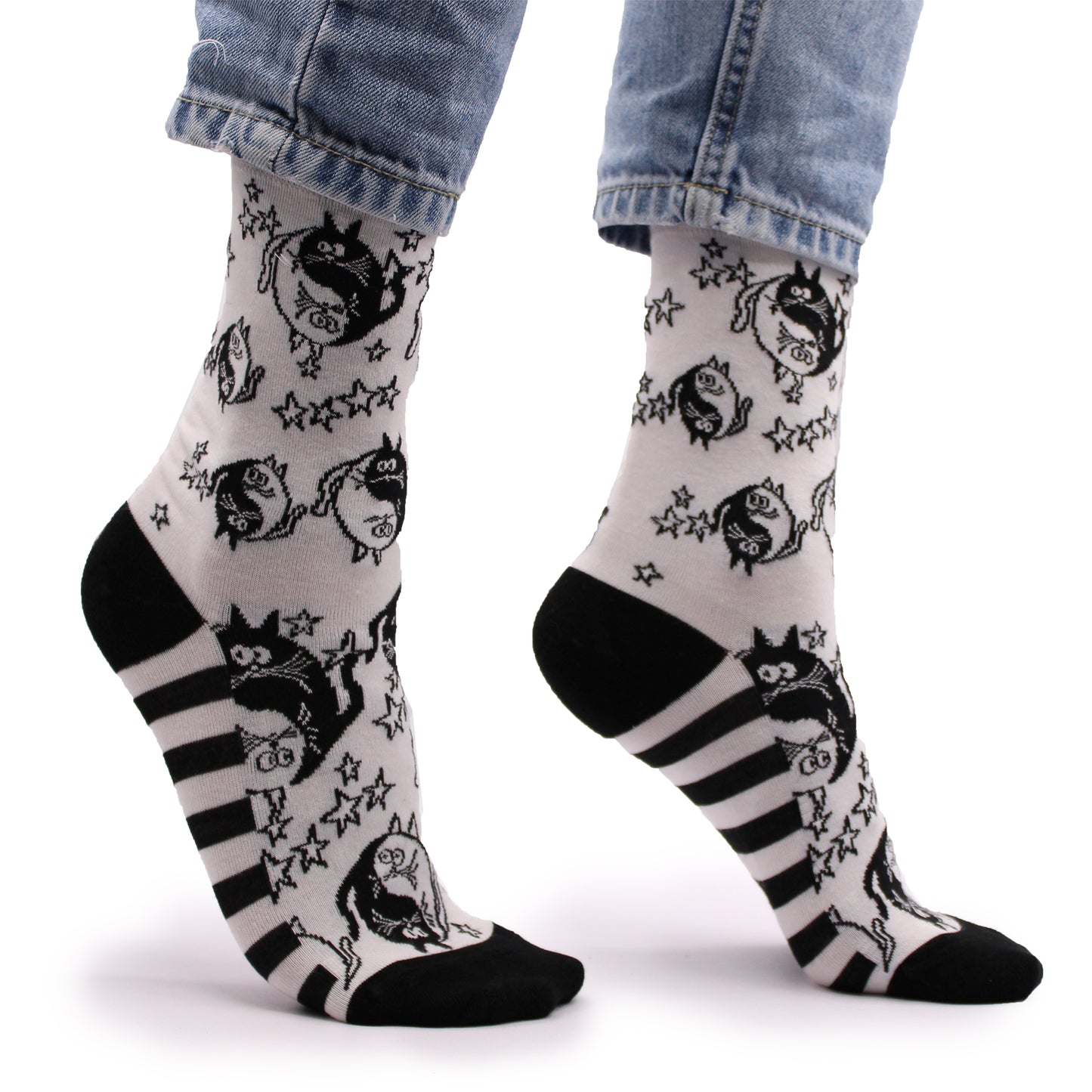 Hop Hare Bambussocken (S/M) - Ying Yang