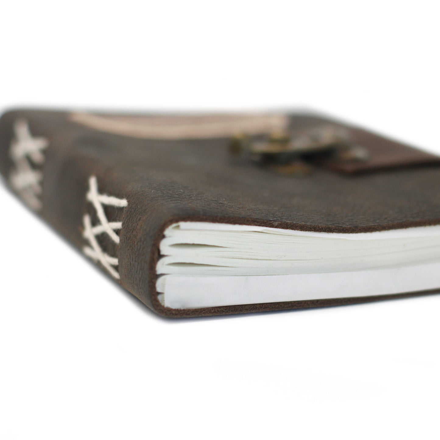 Confessions sur un carnet en cuir