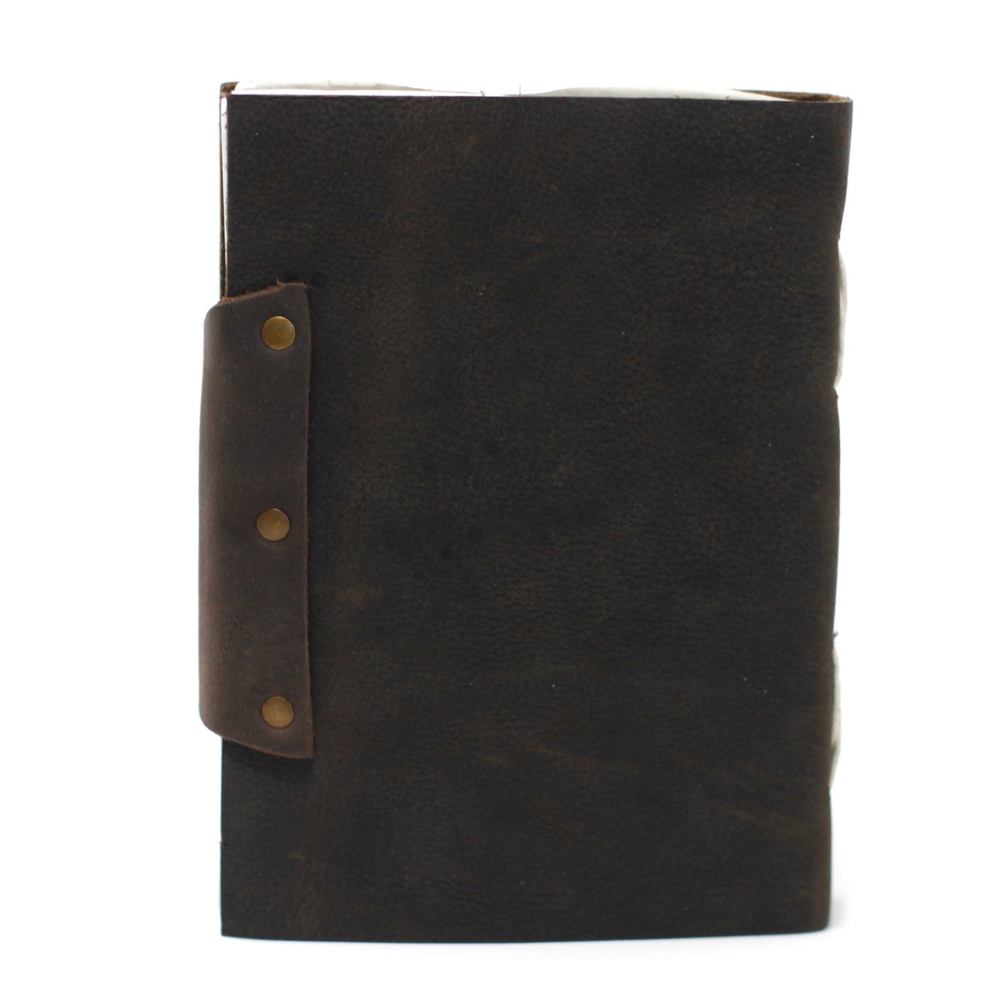 Confessions sur un carnet en cuir