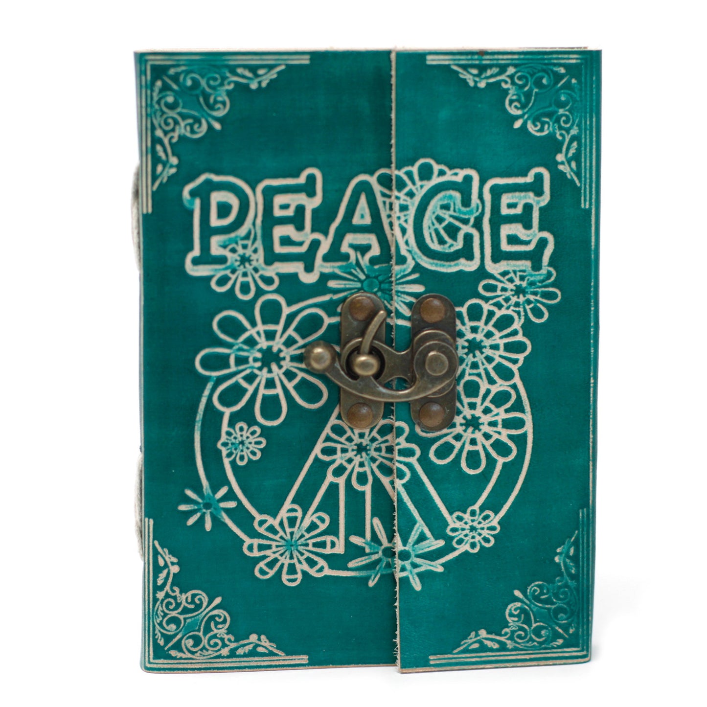 Carnet de notes en cuir Peace