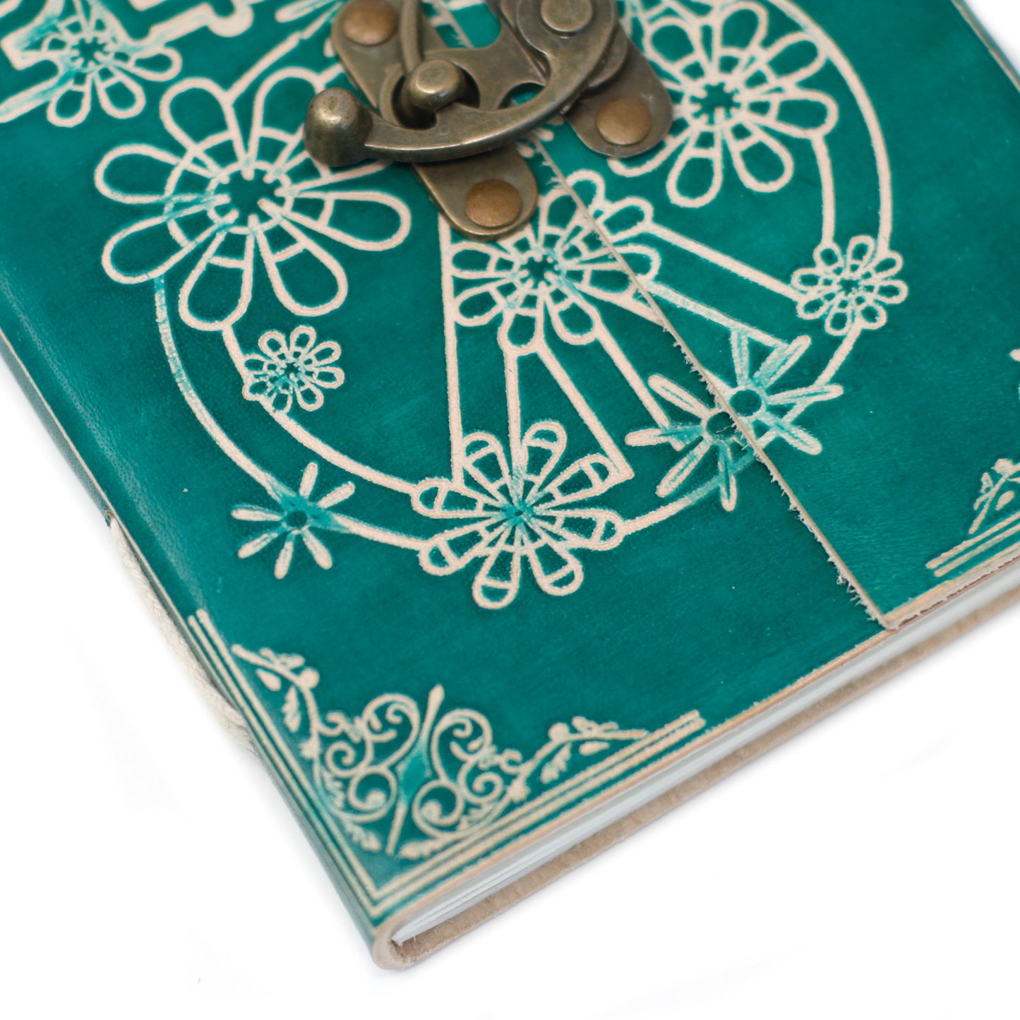 Carnet de notes en cuir Peace