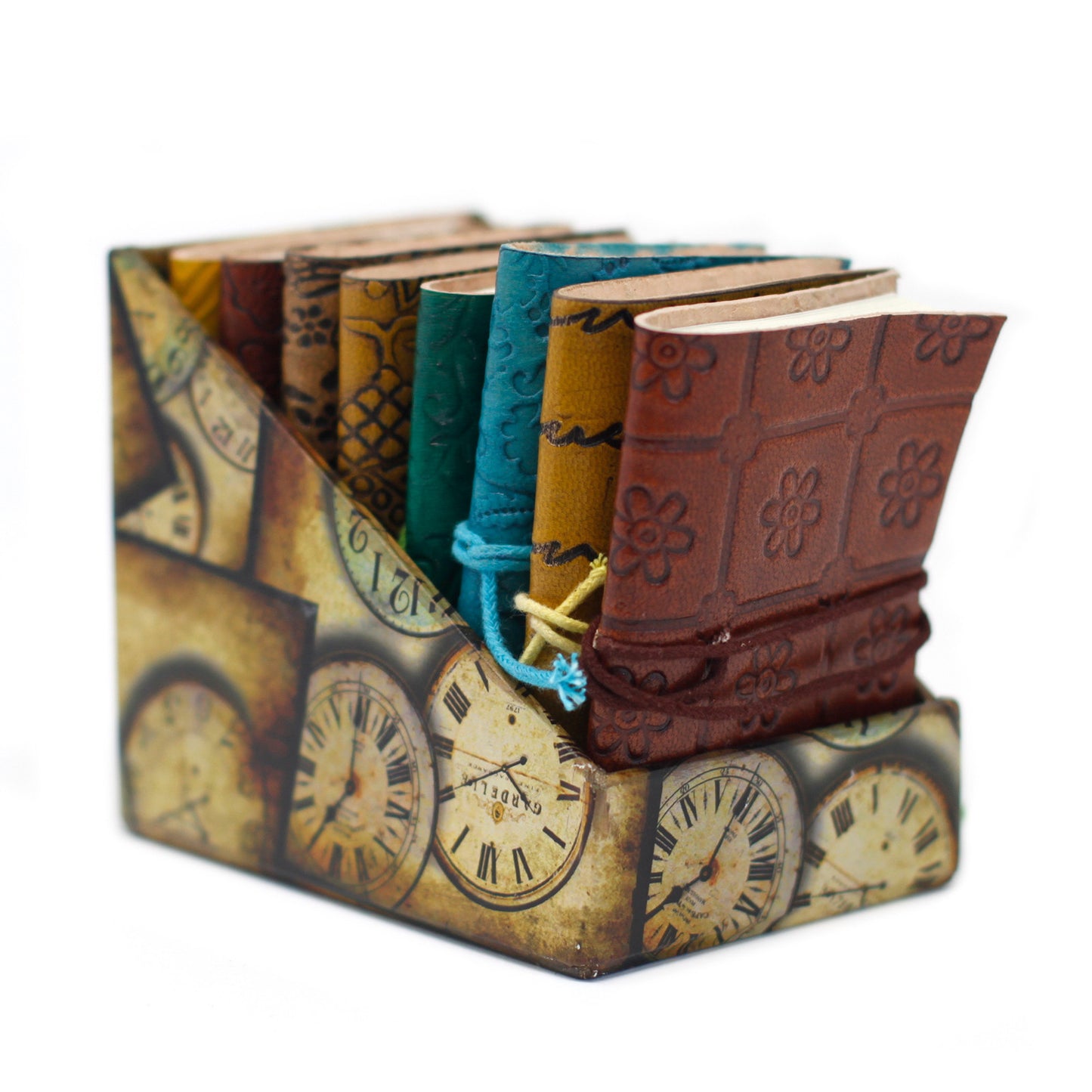 Mini carnet en cuir (assorti)