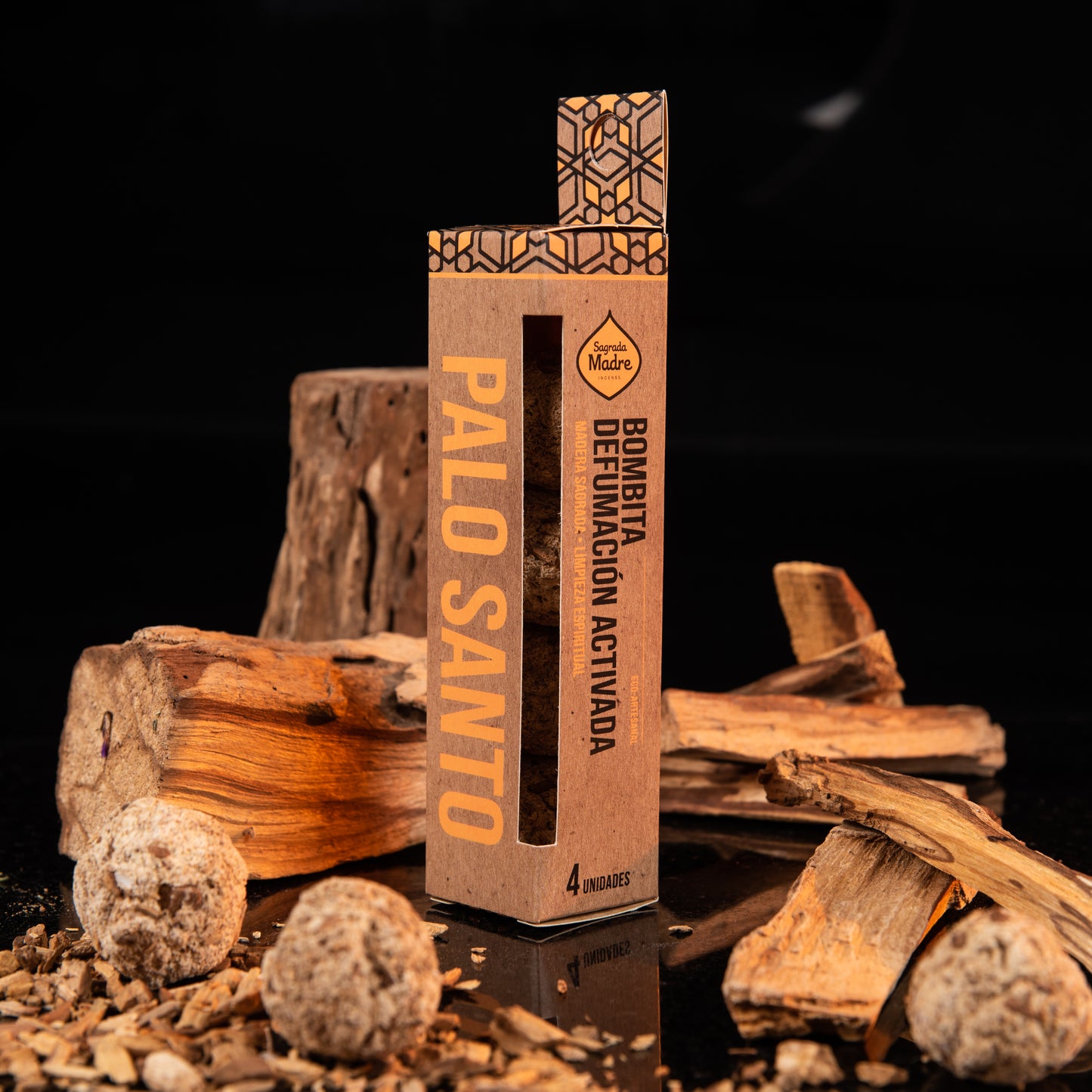 Boîte de 4 bâtons d'encens Palo Santo