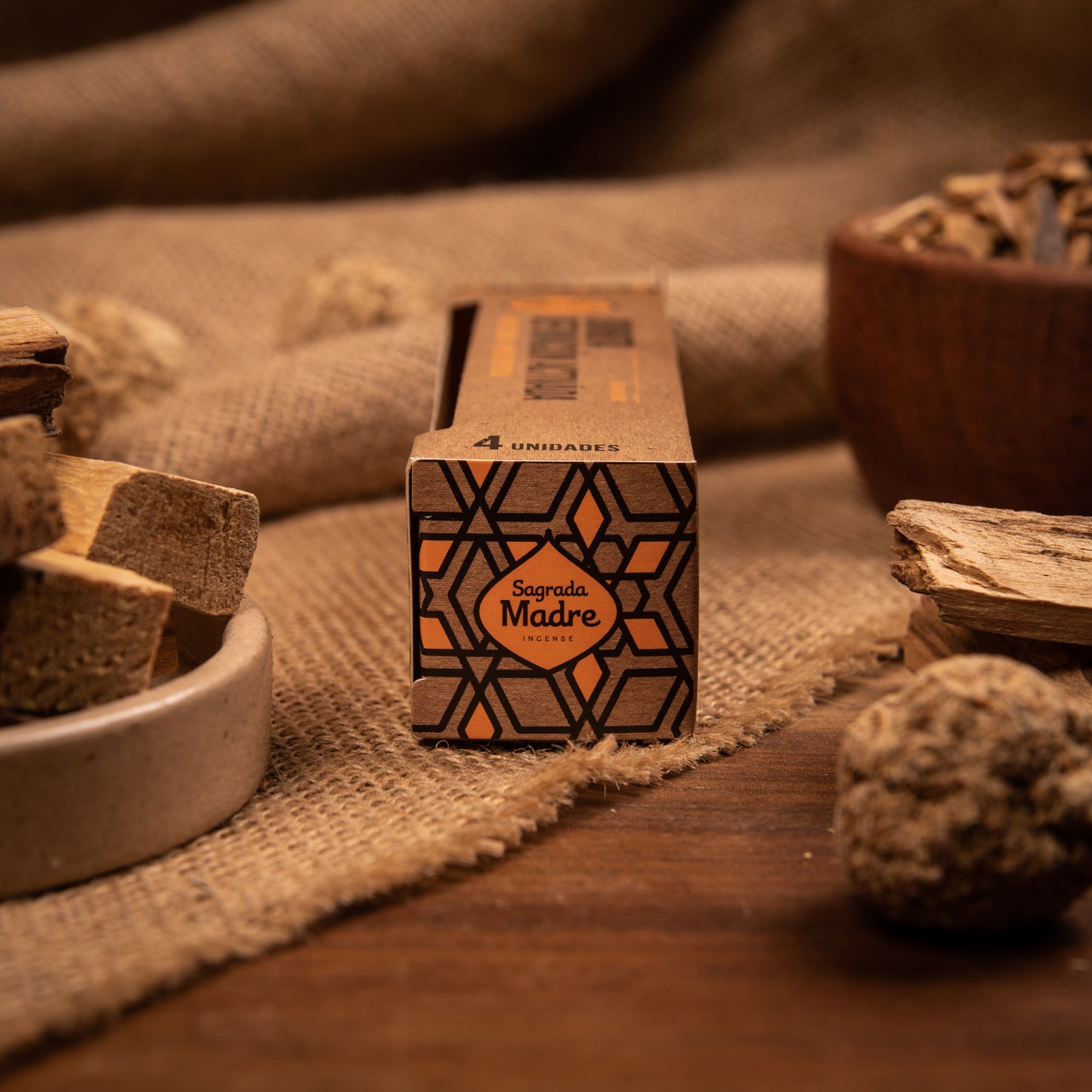 Boîte de 4 bâtons d'encens Palo Santo