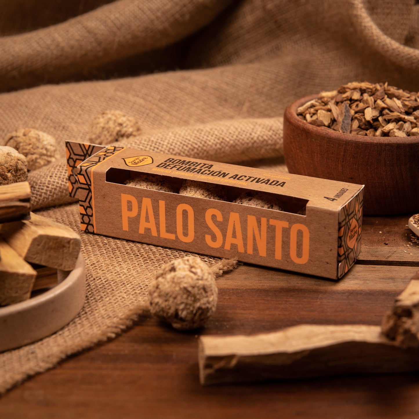Boîte de 4 bâtons d'encens Palo Santo