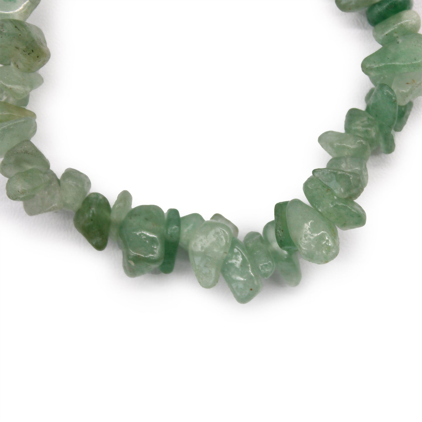 Bracelet en fragments de pierres précieuses – Aventurine verte