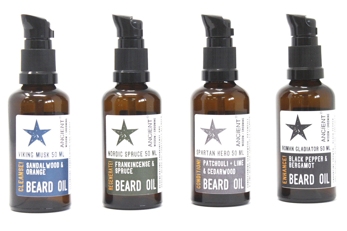 50ml Aceite para la barba - Abeto Nórdico - Regenera!